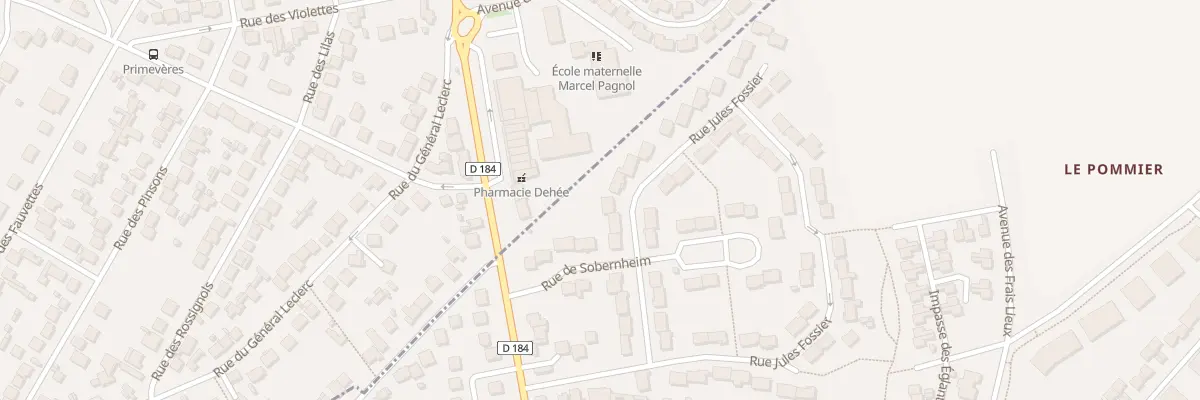 Plan du 80 Rue Jules Fossier à Louvres