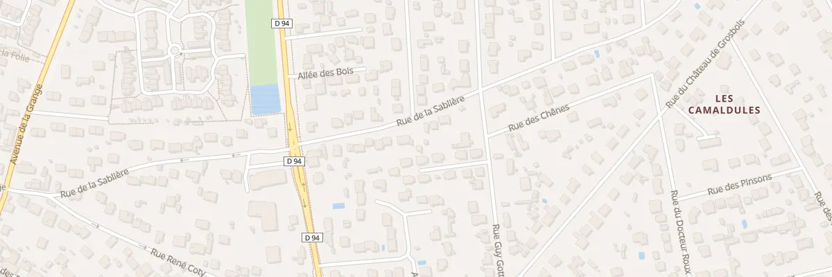Plan du 40 Rue de la Sablière à Yerres