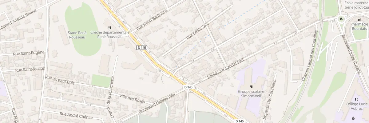 Plan du 7 Rue Croix Rouge Francaise à Champigny-sur-Marne