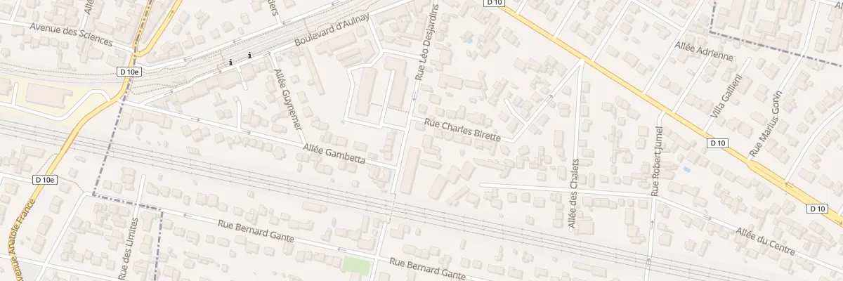 Plan du 21 Rue Léo Desjardins à Villemomble