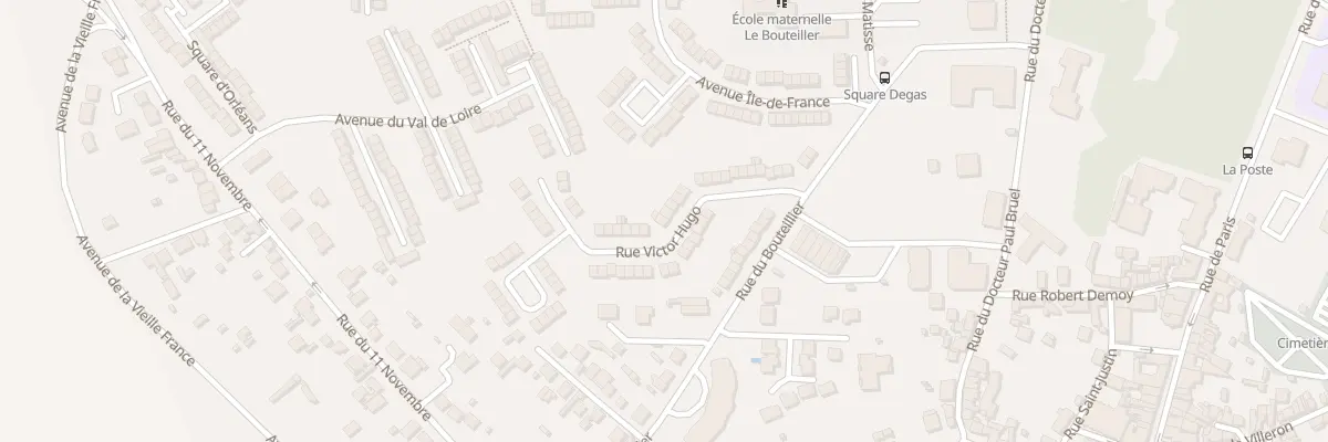 Plan du 32 Rue Victor Hugo à Louvres