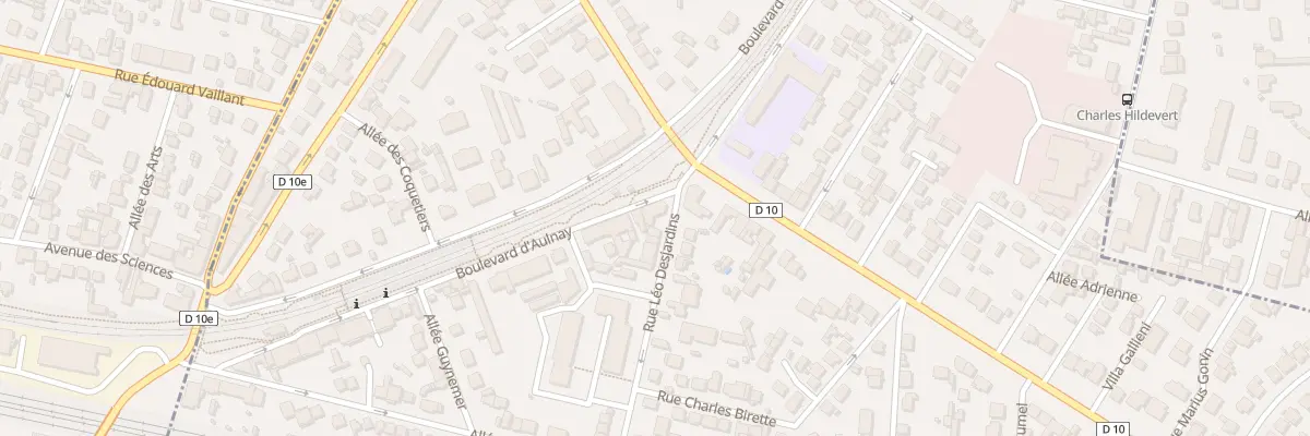 Plan du 40 Bd d’Aulnay à Villemomble