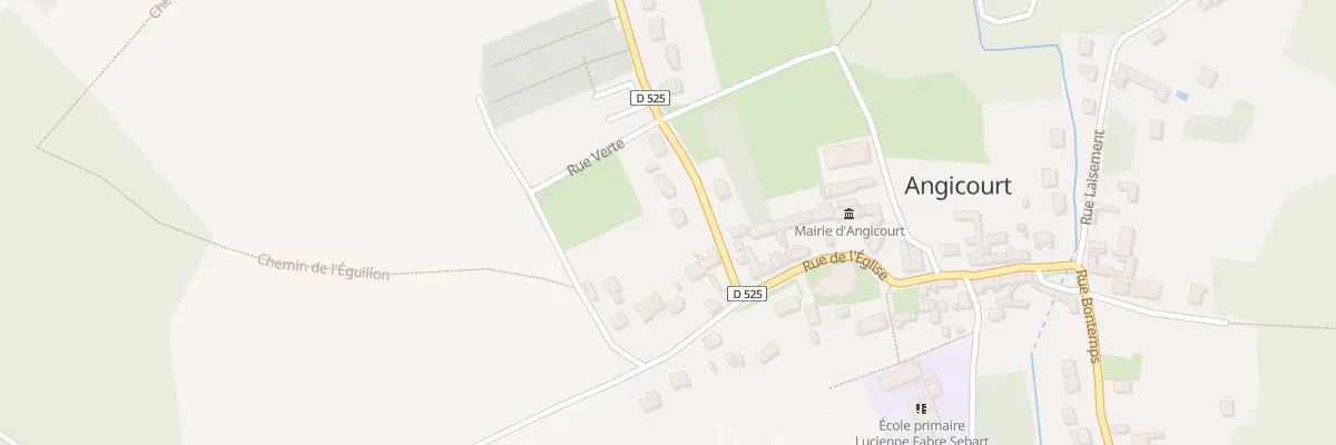 Plan du 7 Rue du Champ Saint-vaast à Angicourt