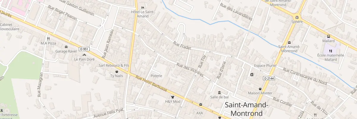 Plan du 52 Rue des Victoires à Saint-Amand-Montrond