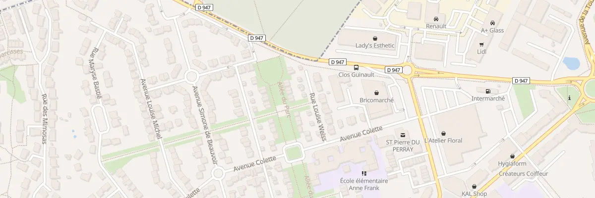 Plan du 25 Rue Louise Weiss à Saint-Pierre-du-Perray
