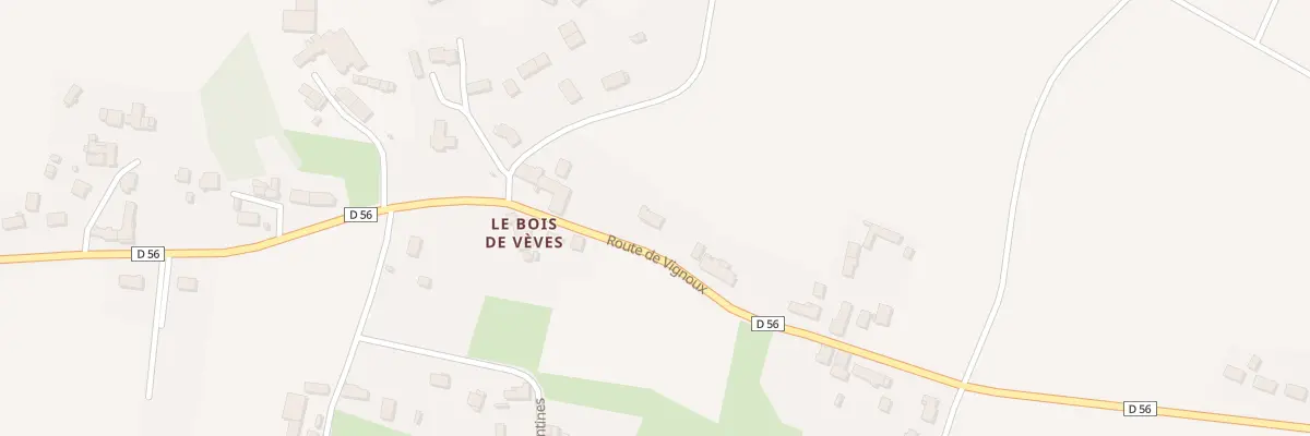 Plan du 38 Rte de Vignoux à Soulangis