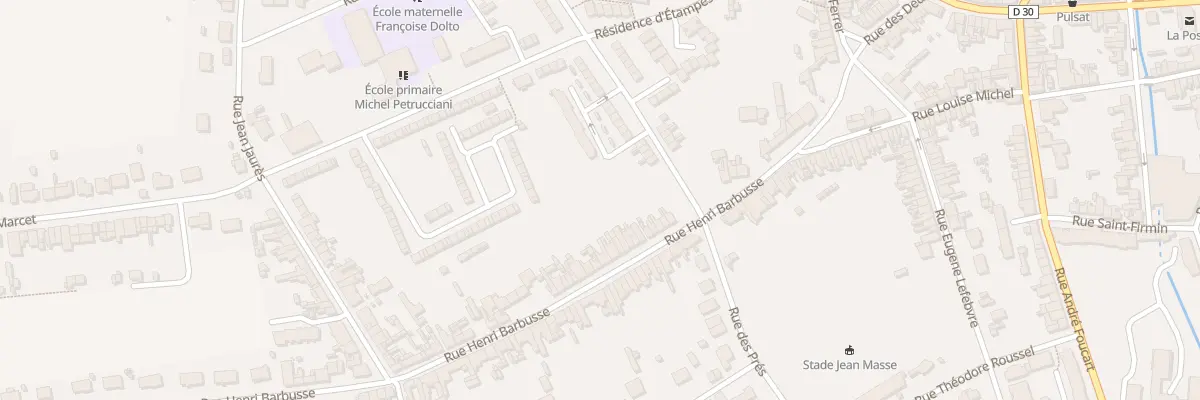 Plan du 22 Rue Henri Barbusse à Corbie
