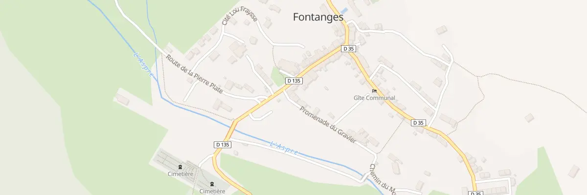 Plan du 5126 Le Bourg à Fontanges