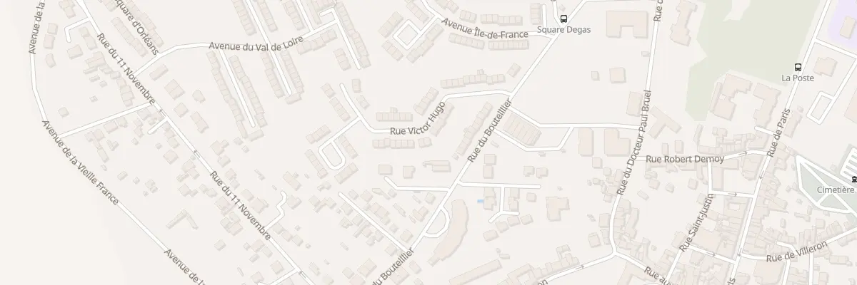 Plan du 13 Rue Victor Hugo à Louvres