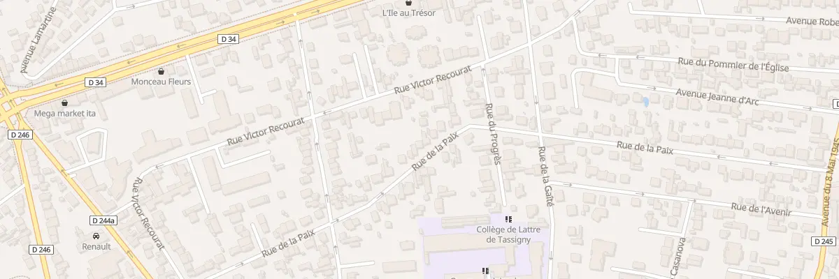 Plan du 62 Rue de la Paix au Perreux-sur-Marne