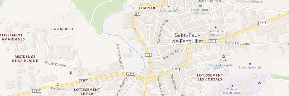 Plan du 15 Bd de l’Agly à Saint-Paul-de-Fenouillet
