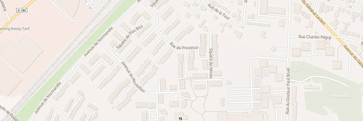Plan du 6 Sq de Draguignan à Louvres