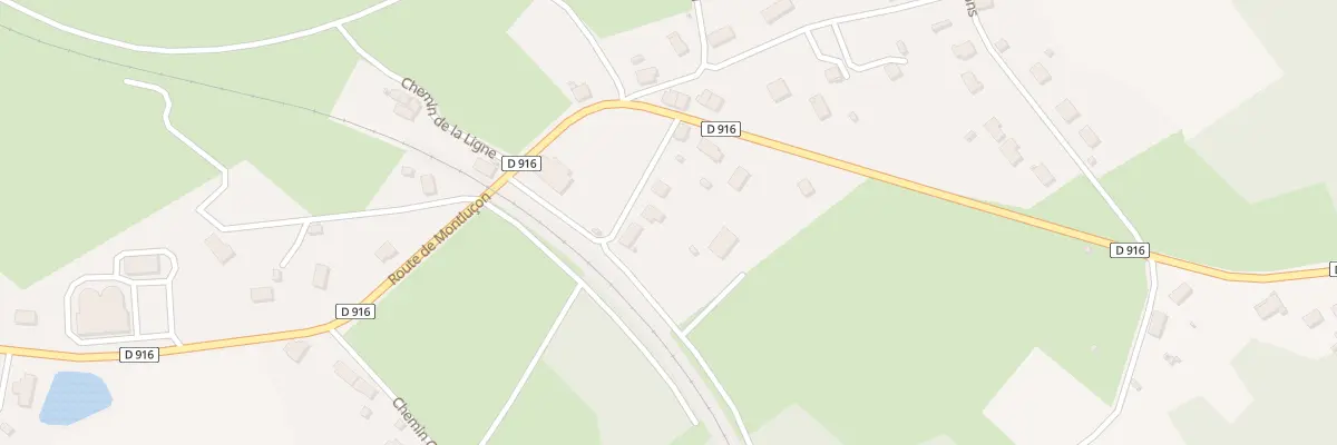 Plan du 4 Che des Dix Ponts / La Croze à Huriel