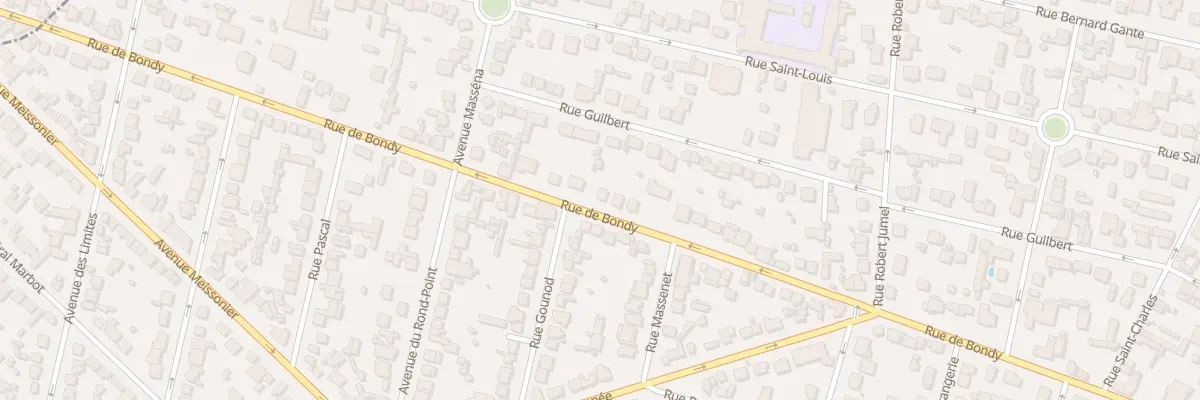 Plan du 72 Rue de Bondy à Villemomble