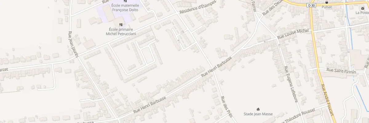 Plan du 18 Rue Henri Barbusse à Corbie