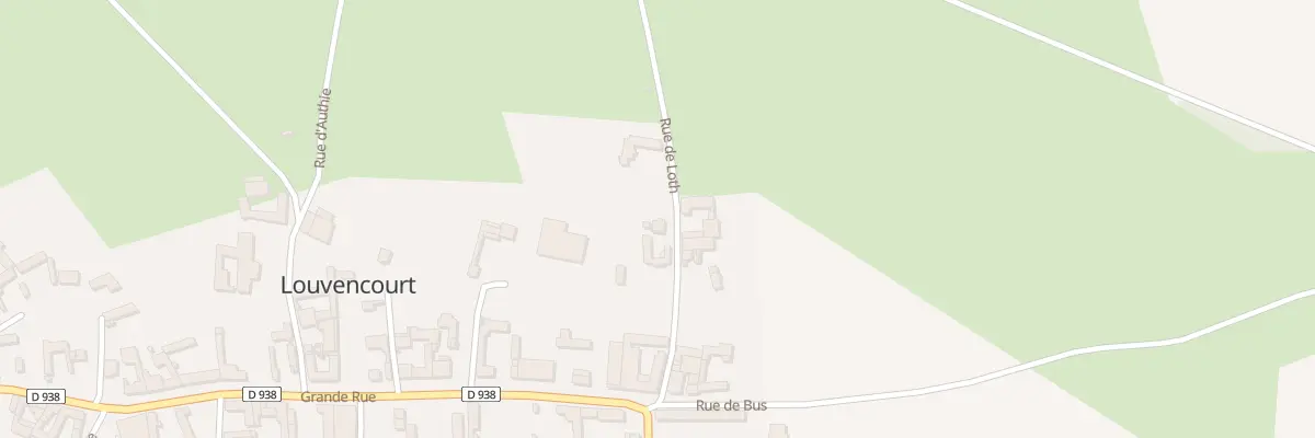 Plan du 3 Rue de Loth à Louvencourt