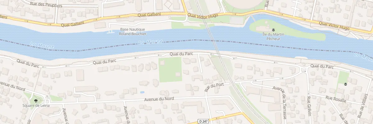 Plan du 70 Quai du Parc à Saint-Maur-des-Fossés