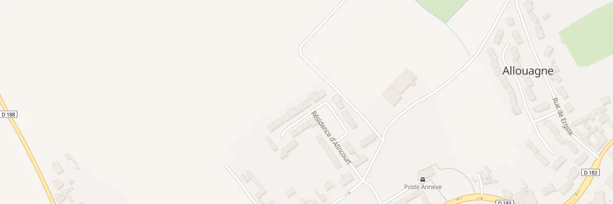 Plan du 22 Res d’Alincourt à Allouagne