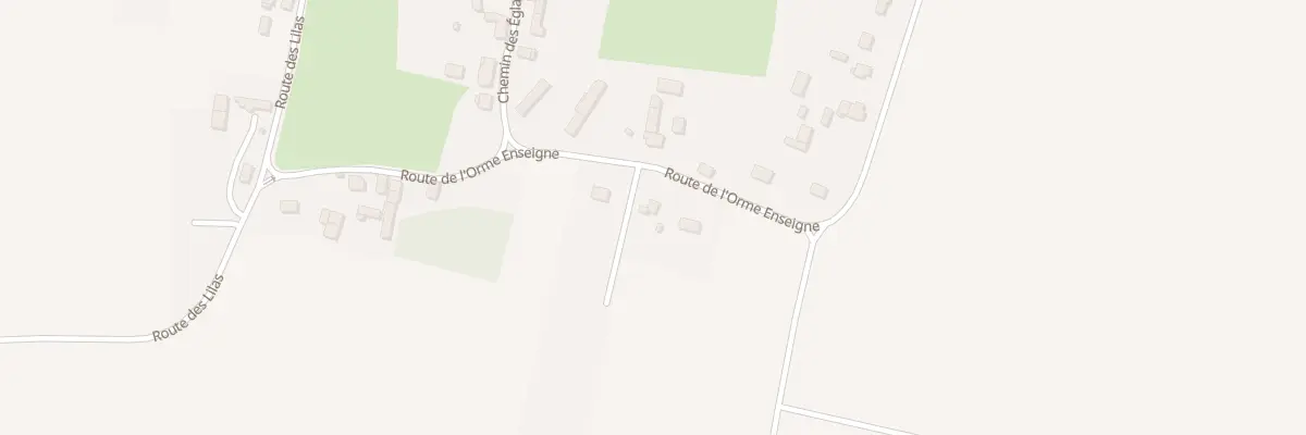Plan du 1B Rte de l’Orme Enseigne à Soulangis