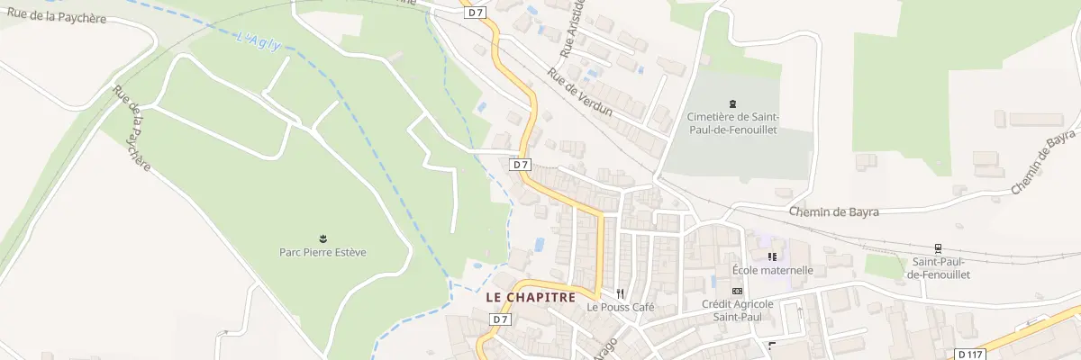 Plan du 28 Rue de l’Aude à Saint-Paul-de-Fenouillet