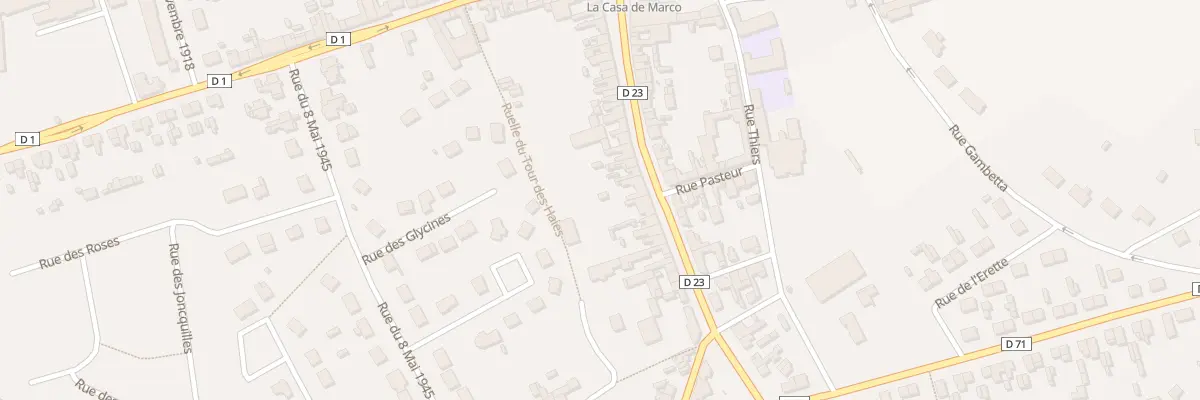 Plan du 42 Rue Aristide Briand à Fouilloy