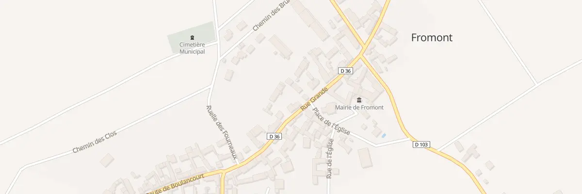 Plan du 18 Rue Grande à Fromont