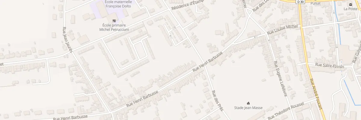 Plan du 16 Rue Henri Barbusse à Corbie