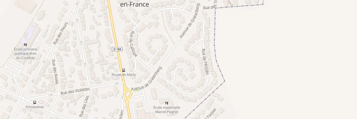 Plan du 7 All d’Aspasie à Puiseux-en-France