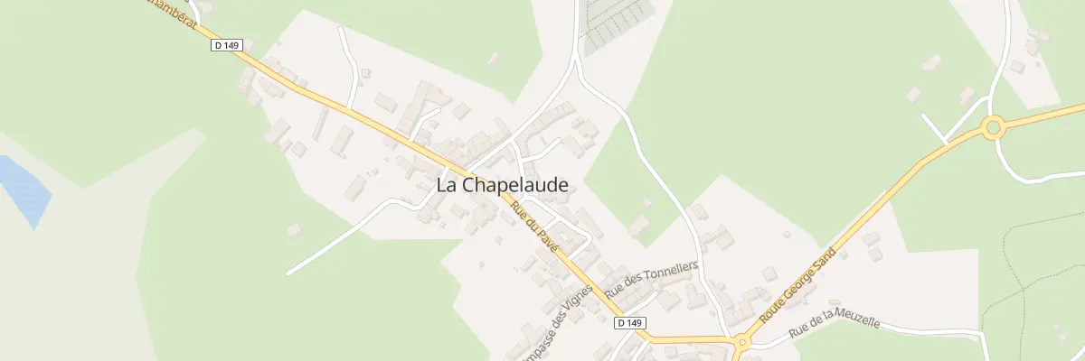 Plan du 2 Rue de l’Eglise à La Chapelaude