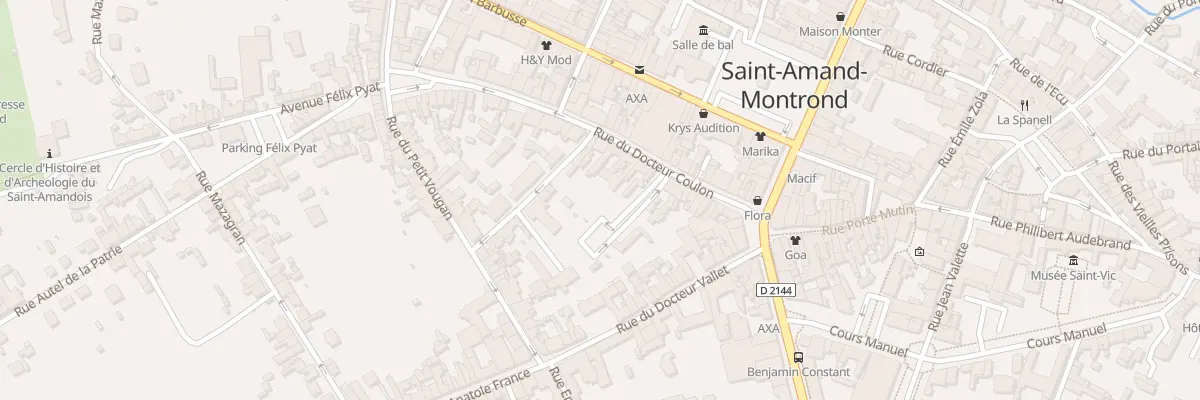 Plan du 25 Rue du Doc Coulon à Saint-Amand-Montrond