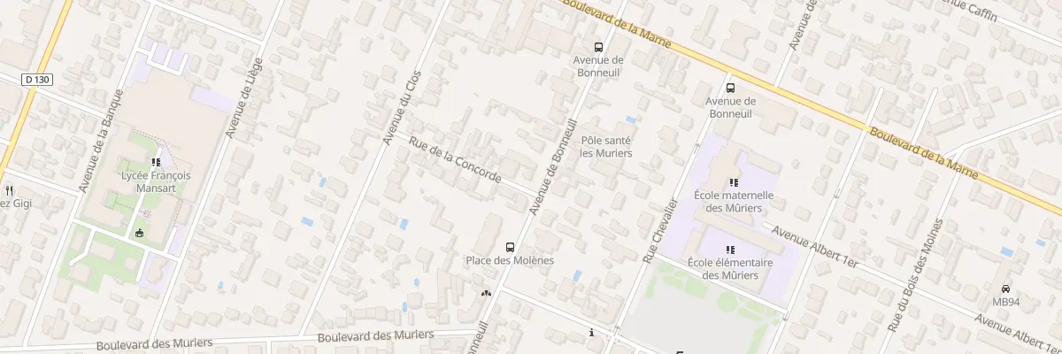 Plan du 64 Av de Bonneuil à Saint-Maur-des-Fossés