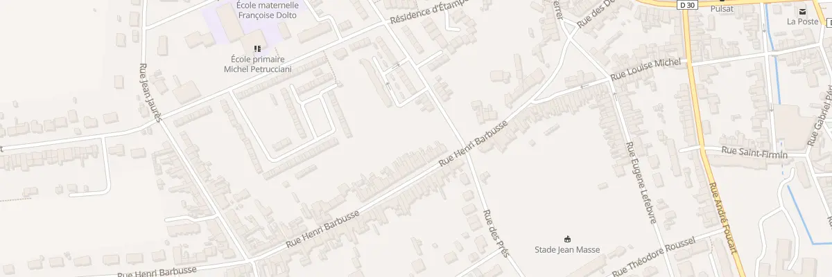 Plan du 14 Rue Henri Barbusse à Corbie