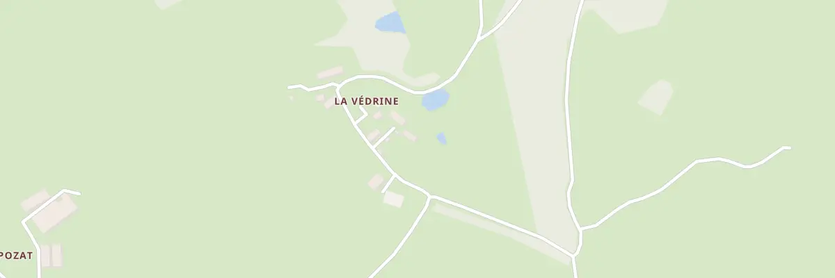 Plan du 3 La Védrine à Dontreix