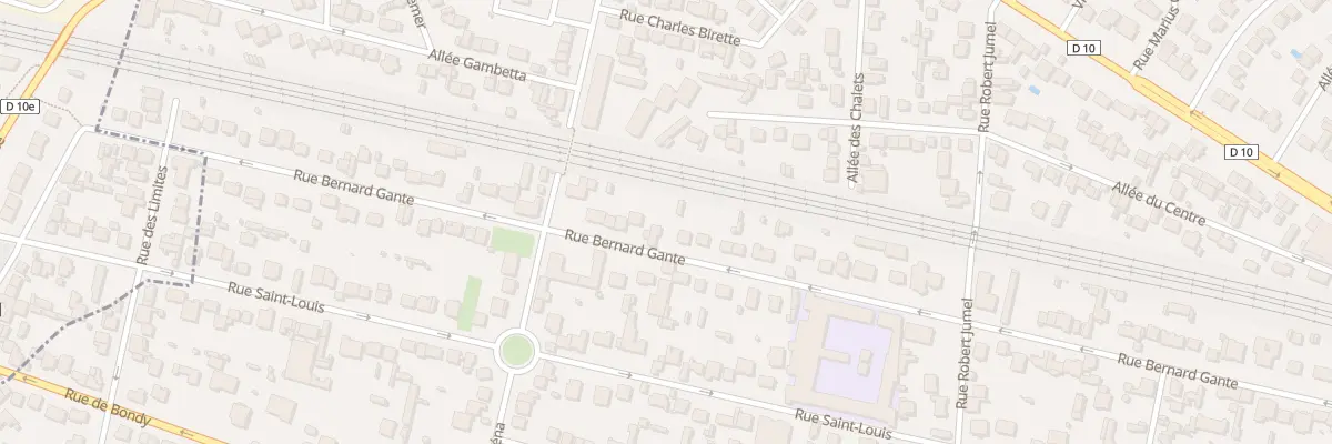 Plan du 98 Rue Bernard Gante à Villemomble