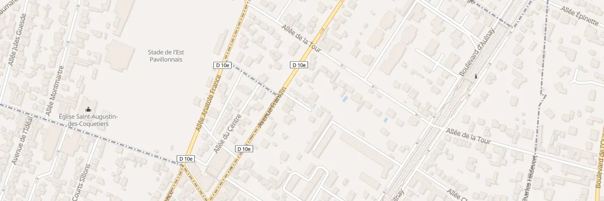 Plan du 72T Av Franklin à Villemomble