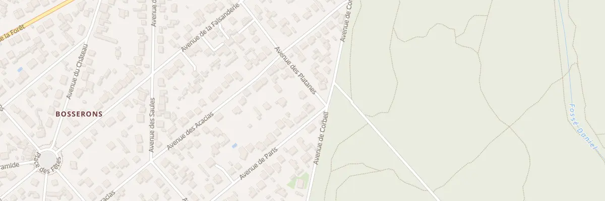 Plan du 54 Av des Platanes à Brunoy