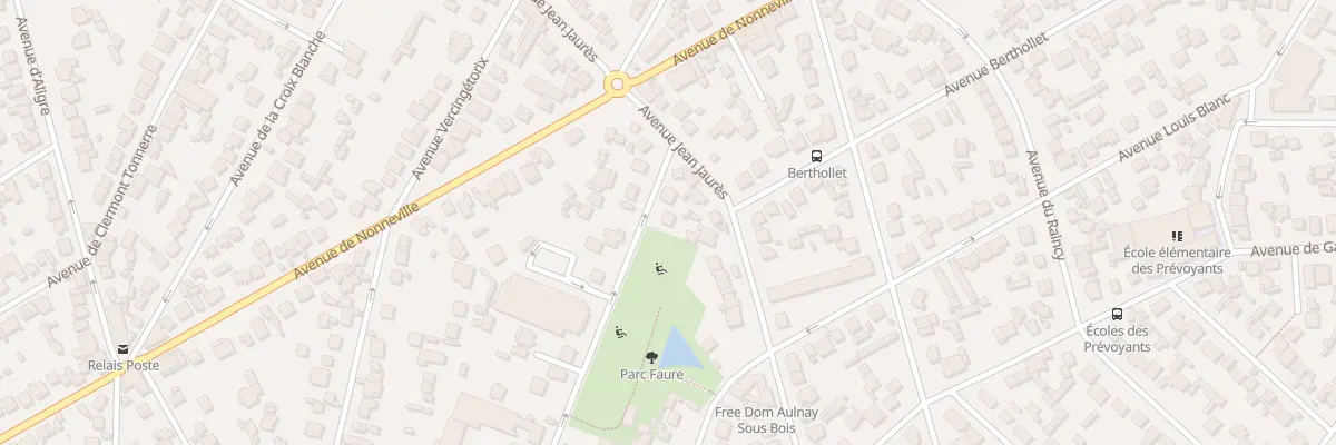 Plan du 5 All Circulaire à Aulnay-sous-Bois