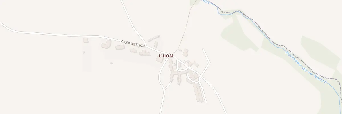 Plan du 5364 L’Hom à Manhac