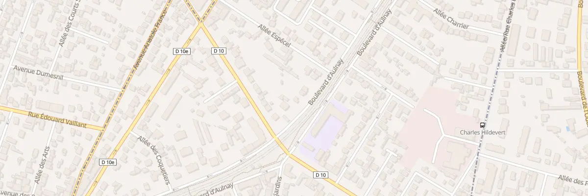 Plan du 63 Bd d’Aulnay à Villemomble