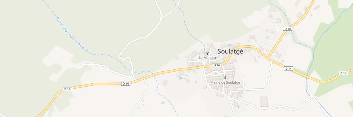 Plan du 59 La Coumette à Soulatgé