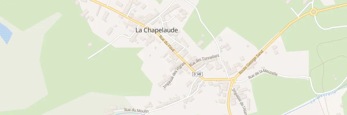 Plan du 23 Rue du Pavé à La Chapelaude