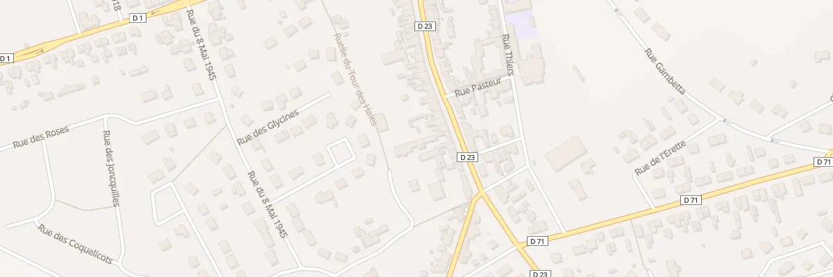 Plan du 50 Rue Aristide Briand à Fouilloy