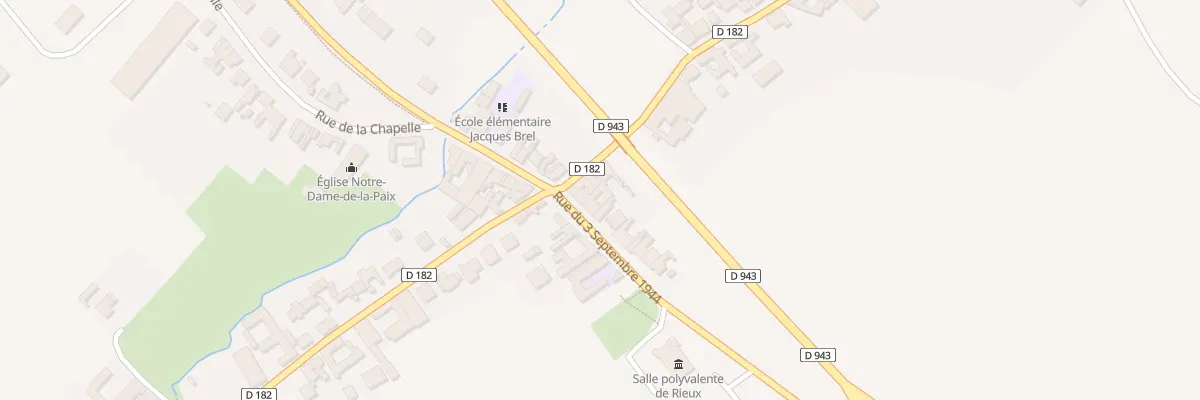 Plan du 20 Rue du 3 Septembre 1944 à Lillers
