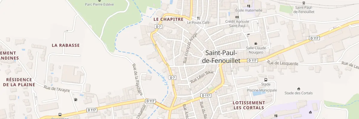 Plan du 26 Rue Arago à Saint-Paul-de-Fenouillet