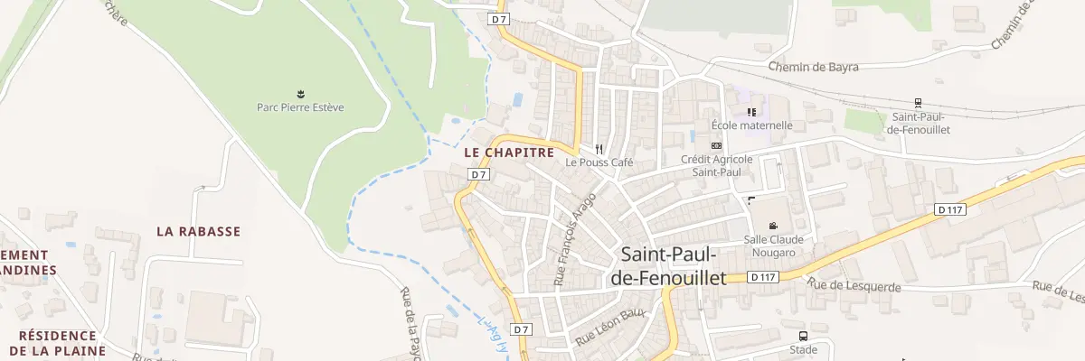Plan du 3 Rue du Chapître à Saint-Paul-de-Fenouillet