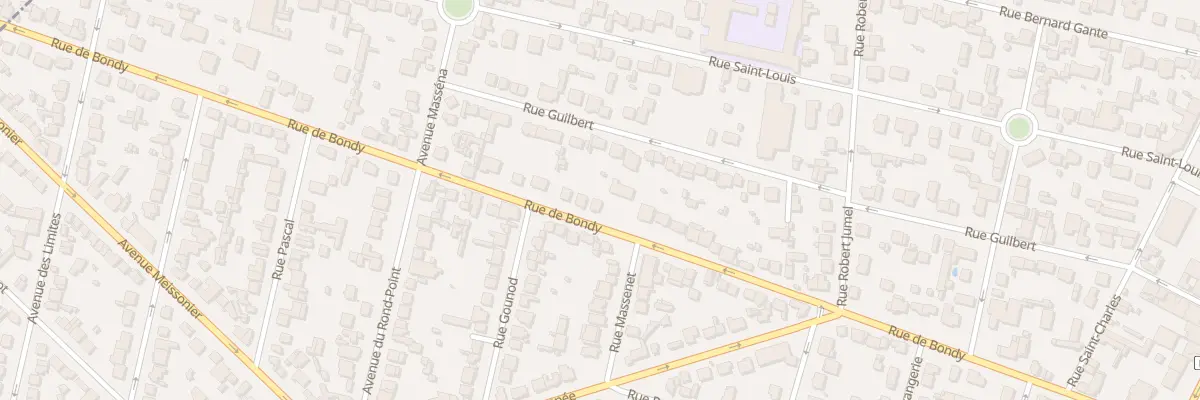 Plan du 68 Rue de Bondy à Villemomble