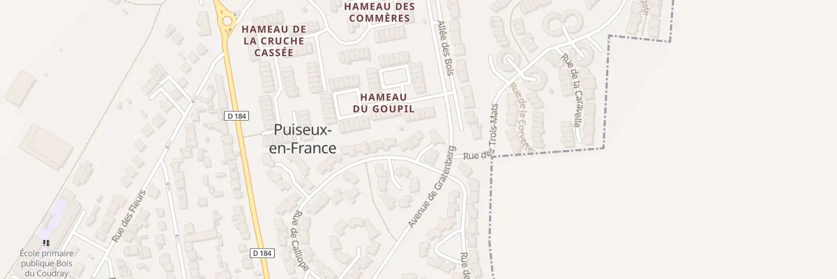 Plan du 27 Rue de Calliope à Puiseux-en-France