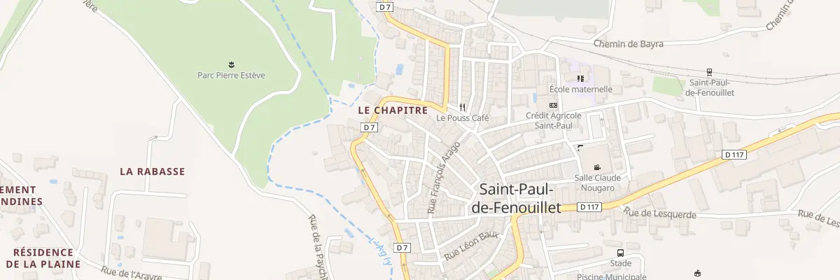 Plan du 6 Pl Jean Jaurès à Saint-Paul-de-Fenouillet