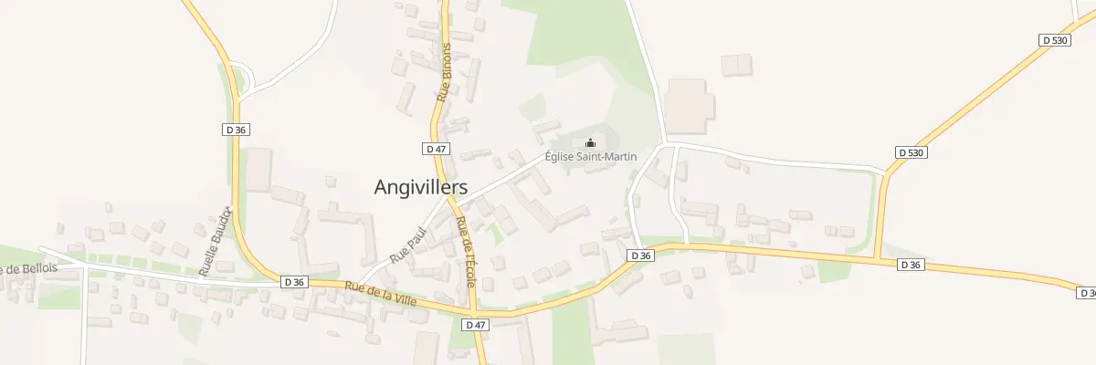 Plan du 50 Rue de l’Eglise à Angivillers