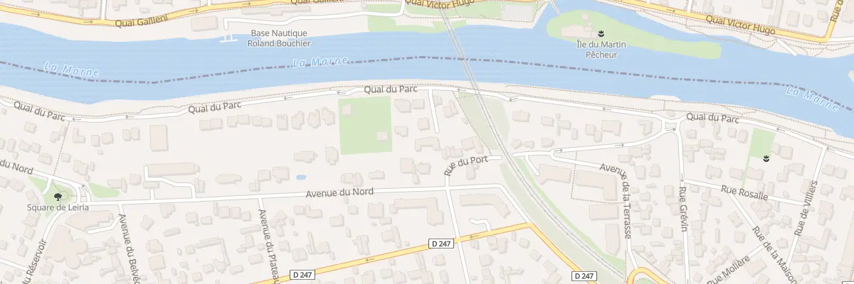 Plan du 74B Quai du Parc à Saint-Maur-des-Fossés